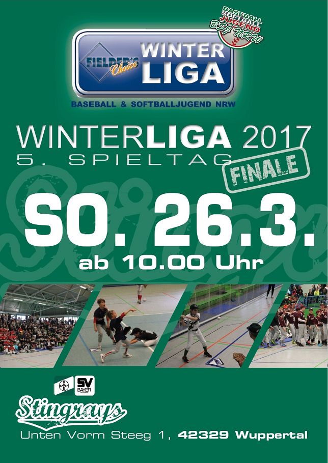 Baseball & Softballjugend NRW Winterliga Finale 2017