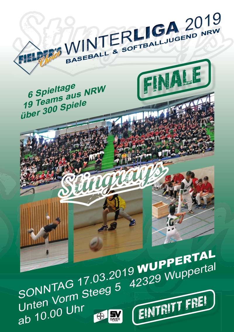 Baseball & Softball Jugend NRW - Fielders Choice Winterliga 2019