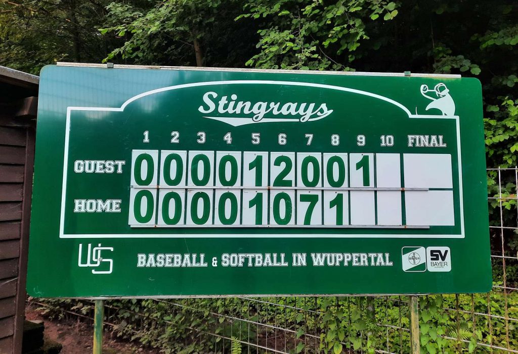 11.07.2021 - Baseball Landesliga 2 Herren – Wuppertal Stingrays 2 vs Hochdahl Neandertaler