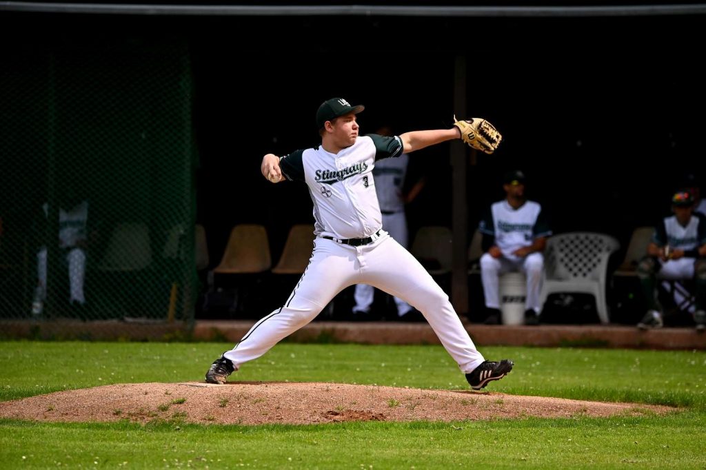 Pitcher Lasse Ortmann - Wuppertal Stingrays 03.07.2021 Baseball Landesliga Herren 2 - Wuppertal Stingrays vs Ratingen Goose-Necks 2
