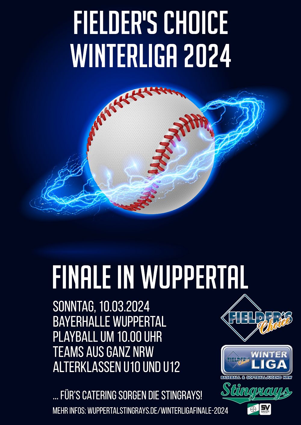 Finale der Fielder's Choice Baseball Winterliga 2024 in Wuppertal
